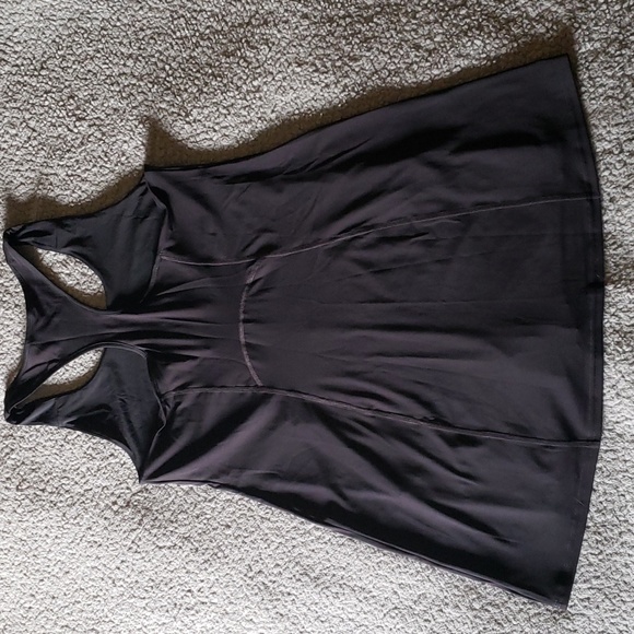 NWOT Gymshark Racerback Contour Stitching Sport Dress in Black - Picture 15 of 16